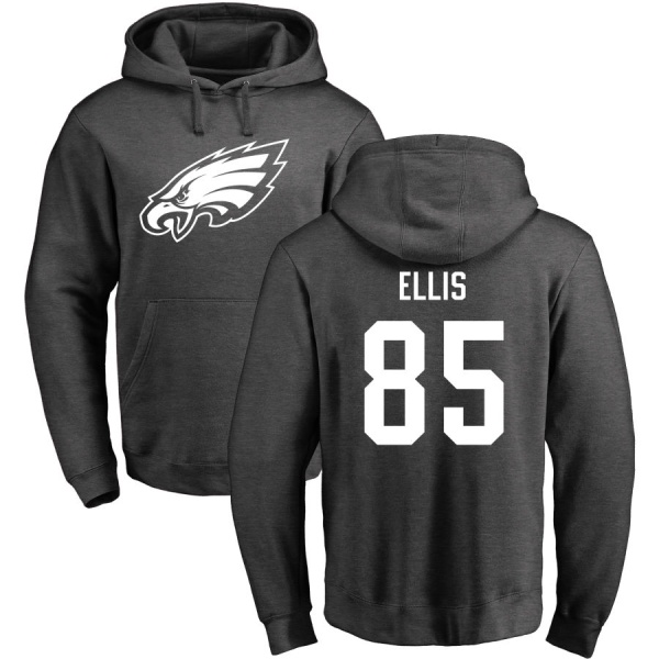 Alex Ellis Youth Philadelphia Eagles Ash One Color Pullover Hoodie ...